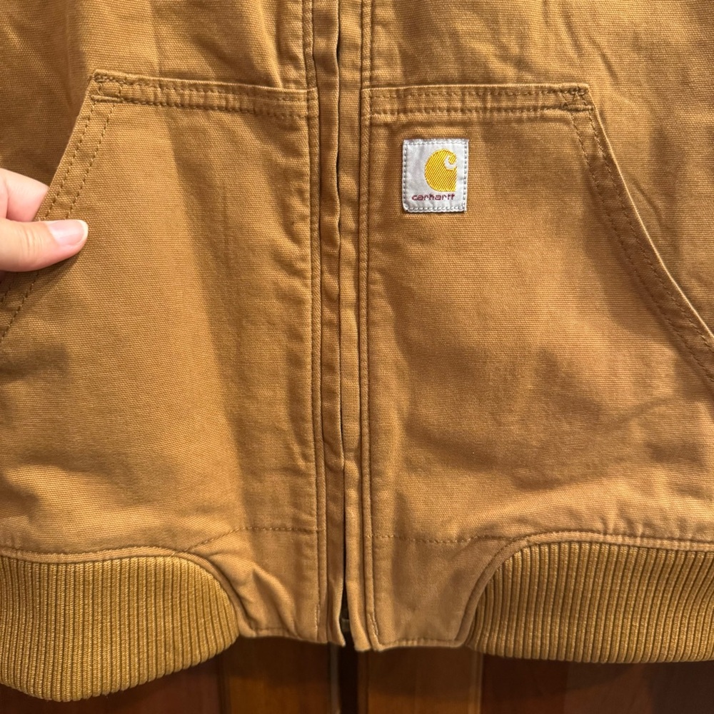 Carhartt Women's Bomber Jacket Rugged Flex Relaxed Fit Size S - Picture 8 of 16